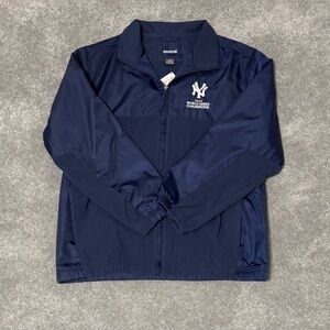 NWT New York Yankees 2009 World Series Champions Full Zip Jacket, navy, size L